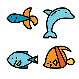魚icon圖標