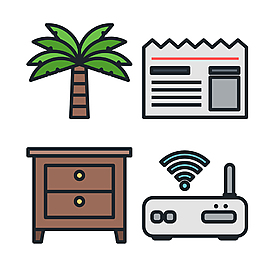 生活用品icon圖標設計