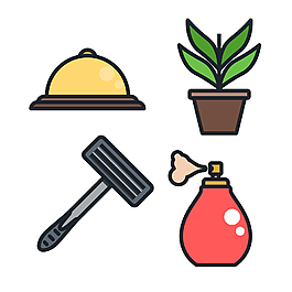 生活用品icon圖標素材