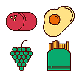 水果零食icon圖標