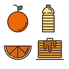 美食水果icon圖標