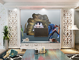 3D画背景墙