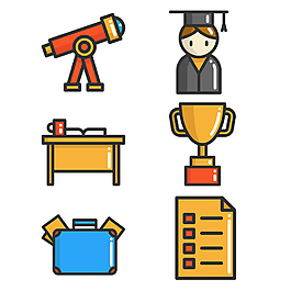 教育學校icon圖標