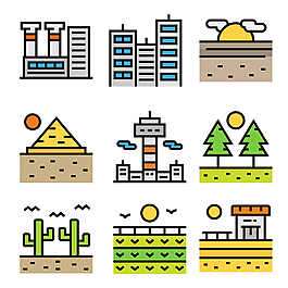 風(fēng)景icon圖標(biāo)
