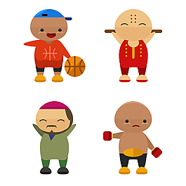 扁平化人物icon圖標(biāo)