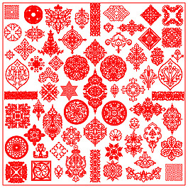 紅色傳統(tǒng)紋樣集合一