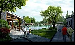 景觀規(guī)劃效果圖