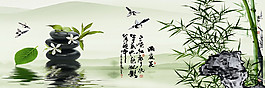 竹報平安裝飾畫