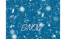 冬季雪景雪花裝飾PS筆刷
