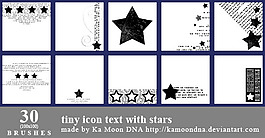 30小圖標(biāo)與明星筆刷