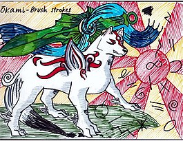Okami和她招