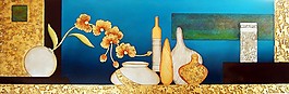 艺术花瓶装饰画