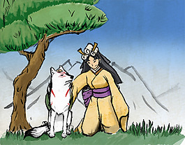 抚摸神