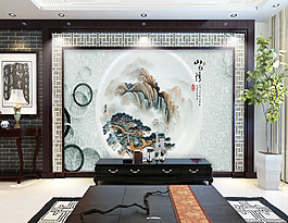 中式元素背景墻