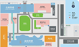 彩色景觀園林索引平面圖設(shè)計(jì)模板