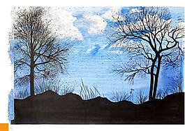 藍(lán)天大樹景觀圖