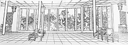 建筑草圖效果