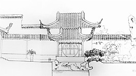 手繪建筑效果圖