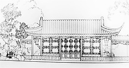 日式建筑效果圖