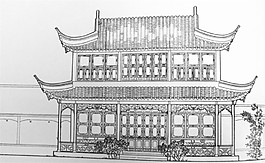 手繪建筑效果圖