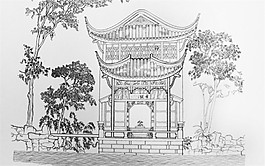 休閑建筑效果圖