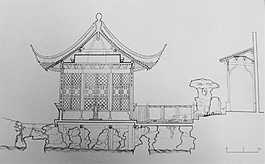 手繪歐式建筑效果圖