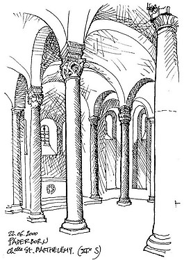 歐式建筑門庭柱效果圖