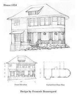歐式建筑平面效果圖