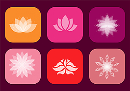 蓮花圖標集合