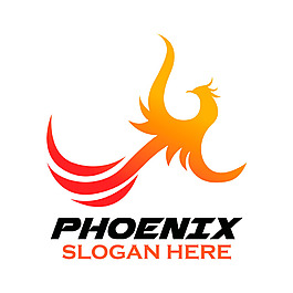精美鳳凰英文標志logo
