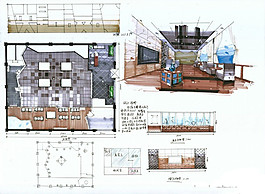 餐廳室內(nèi)設(shè)計(jì)效果圖