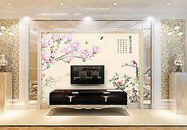 花卉裝飾背景墻