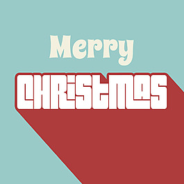 復(fù)古的圣誕文字背景