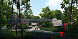 公園綠化景觀圖