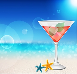 夏天雞尾酒素材