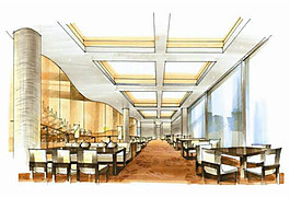 中式餐廳裝修效果圖