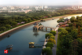 湖泊景觀圖