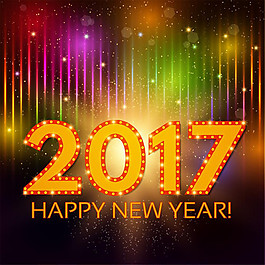 2017和豎條光線圖片