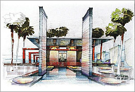 創(chuàng)意建筑效果圖