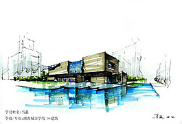 水上建筑效果圖