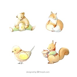 夢幻卡通小動物