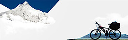雪景淘宝背景banner