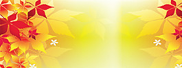 淘寶秋季楓葉背景banner