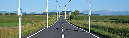 公路清新背景banner