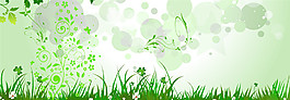 绿色植物小清新banner