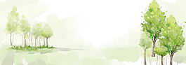 現(xiàn)代簡約綠色banner創(chuàng)意海報設(shè)計(jì)