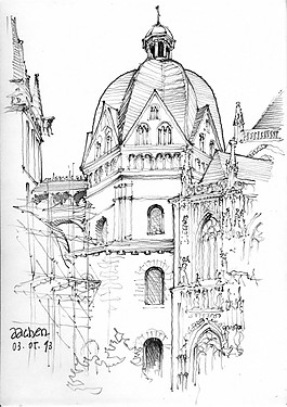 羅馬建筑效果圖