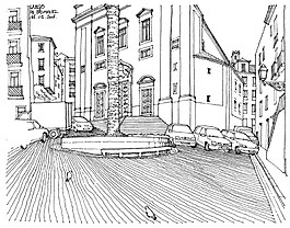 歐式道路建筑效果圖