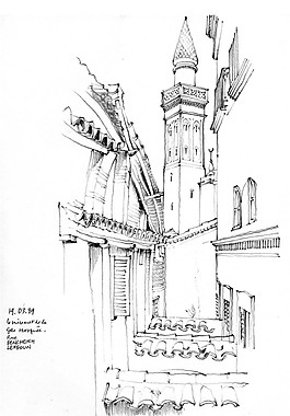 歐式建筑效果圖