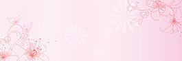 唯美溫馨女裝背景banner
